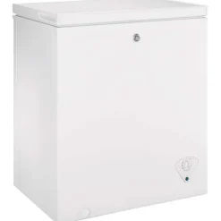 GE 5.1 cu. ft. Freezer White, Honrizontal, 24.75