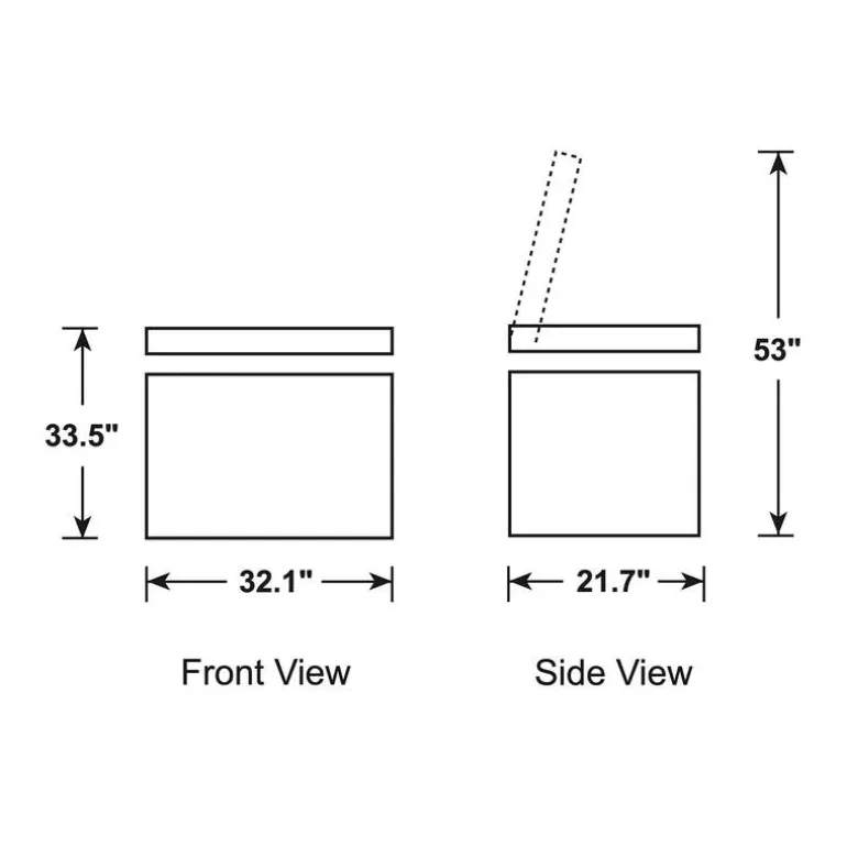 GE 7 cu. ft. Freezer White, Honrizontal, 32" - FCM7STWW
