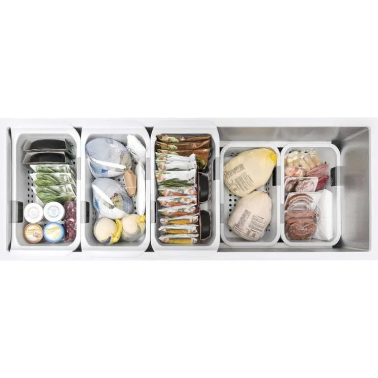 GE 21,7 Cu Ft Freezer White, Honrizontal, 73.25" - FCM22DLWW