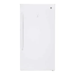 GE 17 Cu Ft Freezer White, Vertical, 33