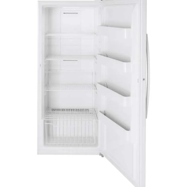 GE 21,3 Cu Ft Freezer White, Vertical, 33" - FUF21SMRWW