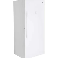 GE 21,3 Cu Ft Freezer White, Vertical, 33