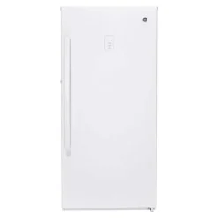 GE 14 Cu Ft Freezer White, Vertical, 30" - FUF14SMRWW