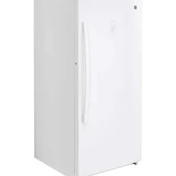 GE 14 Cu Ft Freezer White, Vertical, 30