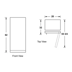 GE 14 Cu Ft Freezer White, Vertical, 30