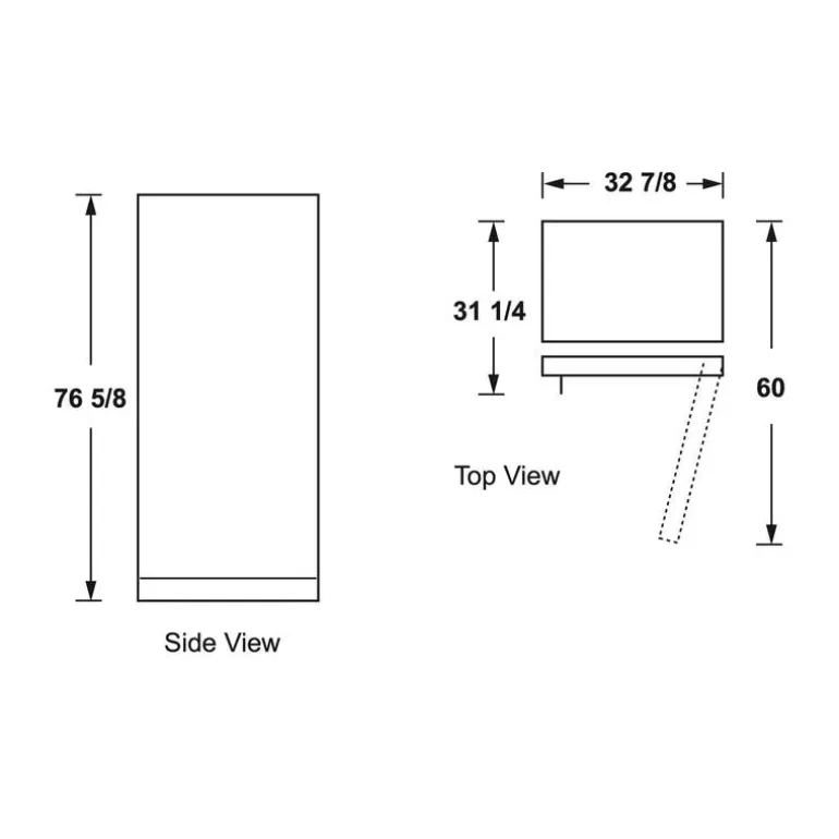 GE 21,7 Cu Ft Freezer White, Vertical, 33" - FUF21DLRWW