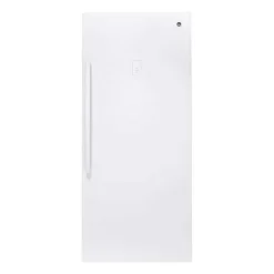 GE 21,7 Cu Ft Freezer White, Vertical, 33
