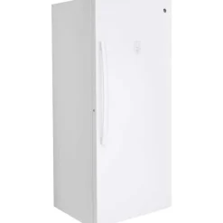 GE 21,7 Cu Ft Freezer White, Vertical, 33