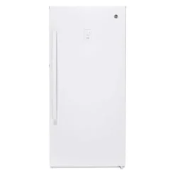 GE 14 Cu Ft Freezer White, Vertical, 28.5