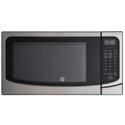 GE 1.6 Cu Ft Microwave Stainless Steel  21.75" JEB2167RMSS