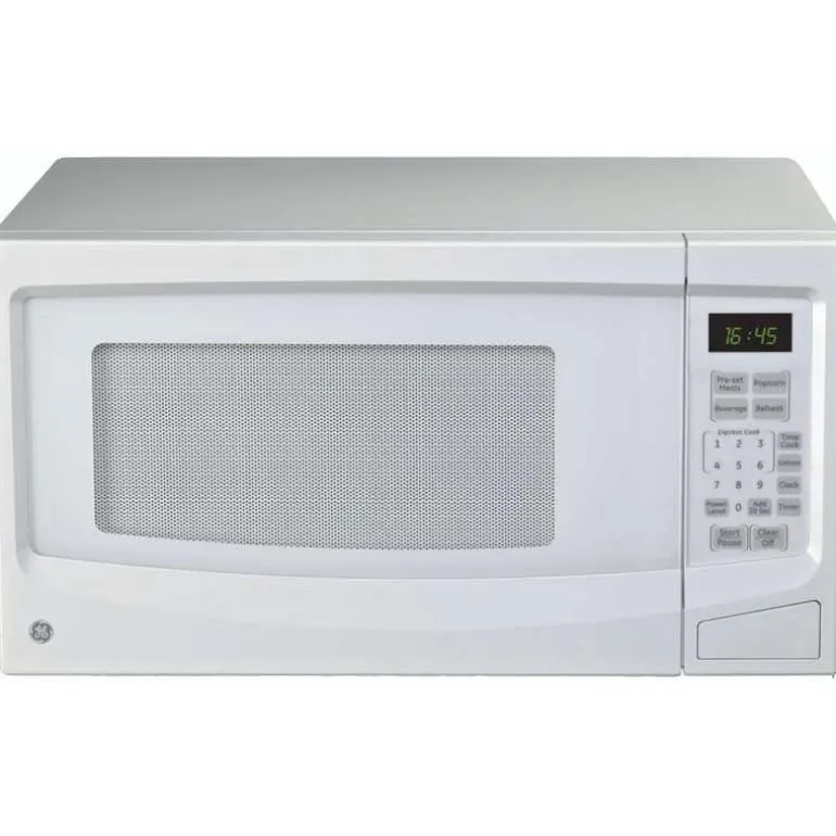 GE 1.1 Cu Ft Microwave White 21.5" JES1145WTC