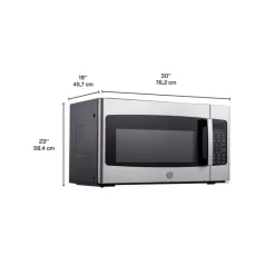 GE 1,8 cu ft microwave/Hood Stainless Steel 30