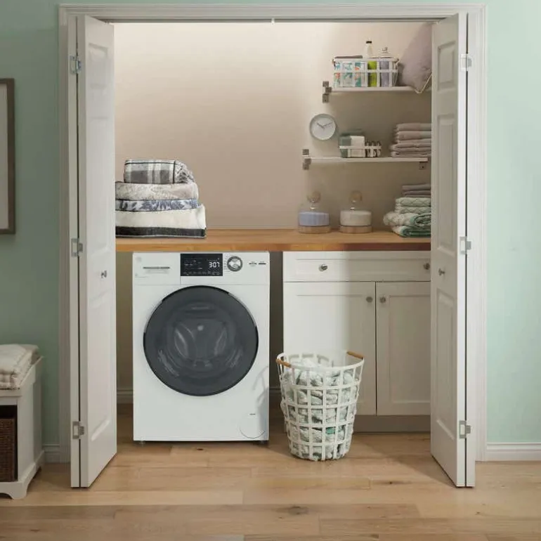 GE 2 in 1 dryer washer, White, 24'', Front-Load - GFQ14ESSNWW