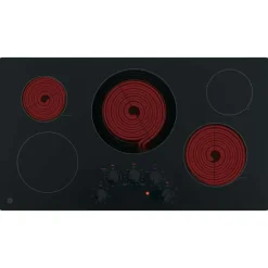 GE Cooktop Glass-Ceramic black 36" Electric black - JP3036DLBB