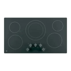 GE Cooktop Glass-Ceramic black 36