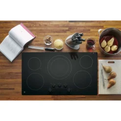 GE Cooktop Glass-Ceramic black 36
