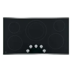 GE Cooktop Glass-Ceramic black 36" Electric black - JP3036SLSS