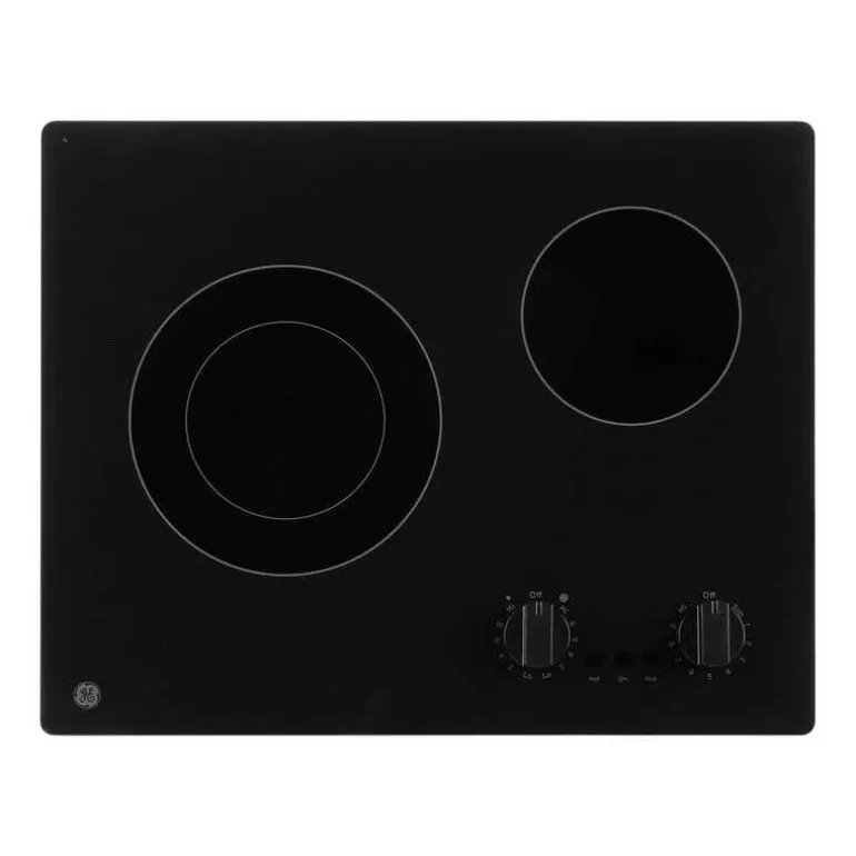 GE Cooktop Glass-Ceramic Black 21" Electric Black - JP3021DPBB
