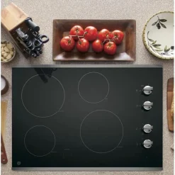 GE Cooktop Glass-Ceramic Black 30" Black - JP3030SWSS