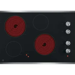 GE Cooktop Glass-Ceramic Black 30