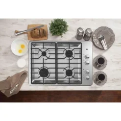 GE Cooktop  Stainless Steel 30" Gaz   Stainless Steel - JGP3030SLSS
