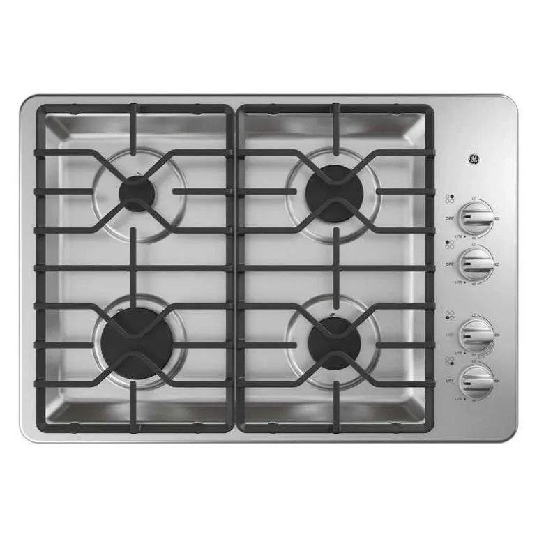 GE Cooktop Stainless Steel 30" Gaz Stainless Steel - JGP3030SLSS