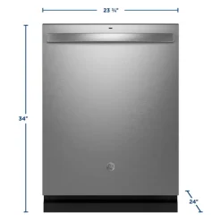 GE Dishwasher Built-In Stainless Steel 24