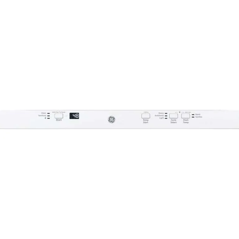 GE Dishwasher Built-In White 24" 51dB - GDT225SGLWW