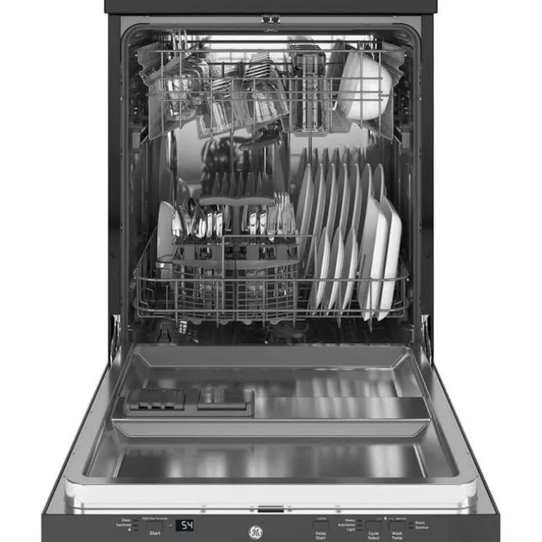 GE Dishwasher Portable Stainless Steel 24" 56dB - GPT225SSLSS