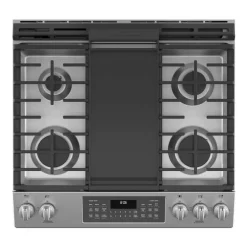 GE Double Oven Range Stainless Steel 30" Gaz Gas - JCGSS86SPSS