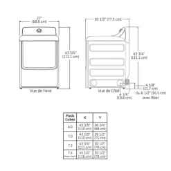 GE Dryer Front-Load White 27" - GTD68EBMRWS