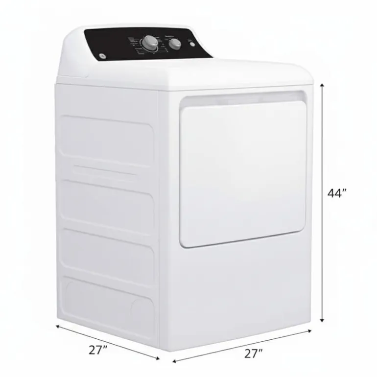 GE Dryer Front-Load White 27" - GTX34EBMRWS