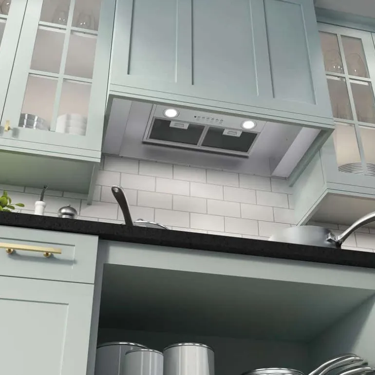GE Hood Built-in Stainless Steel 30" , 390 CFM - UVC7300SLSS