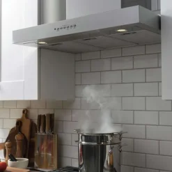 GE Hood Wall Mount Stainless Steel 30" , 360 CFM - UVW8301SLSS