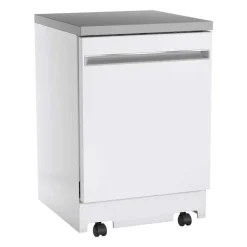 GE Portable Dishwasher Portable White 24