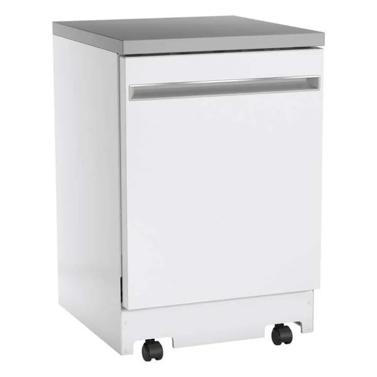 GE Portable Dishwasher Portable White 24" 56dB - GPT225SGLWW