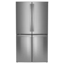 GE Profile 28,7 Cu Ft 36 In Refrigerator Stainless Steel Bottom Freezer, French door - PAD28BYTFS
