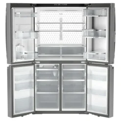 GE Profile 28,7 Cu Ft 36 In Refrigerator Stainless Steel Bottom Freezer, French door - PAD28BYTFS
