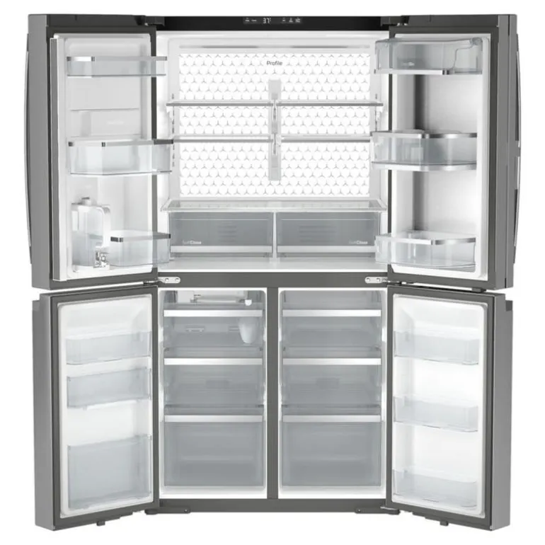 GE Profile 28,7 Cu Ft 36 In Refrigerator Stainless Steel Bottom Freezer, French door - PAD28BYTFS