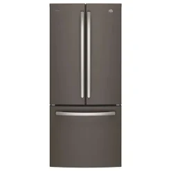 GE Profile 20.8 Cu Ft 30 In Refrigerator Slate Bottom Freezer, French door - PNE21NMLKES
