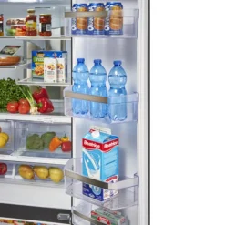 GE Profile 17,5 Cu Ft 33 In Refrigerator Stainless Steel Bottom Freezer, French door - PYE18HYRCFS