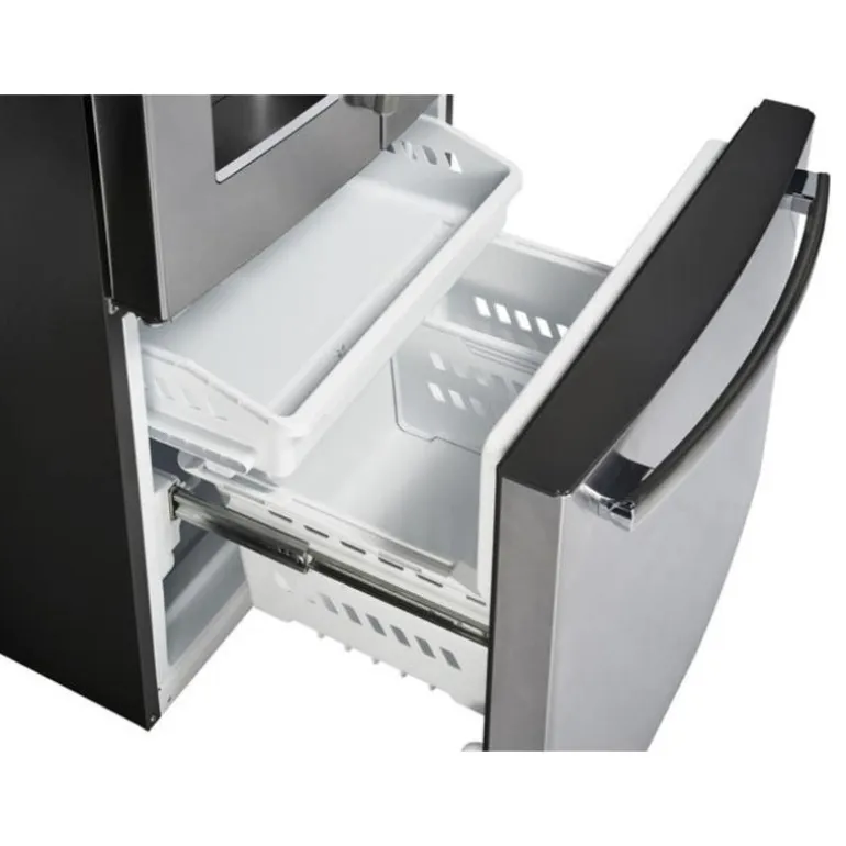 GE Profile 17,5 Cu Ft 33 In Refrigerator Stainless Steel Bottom Freezer, French door - PYE18HYRCFS