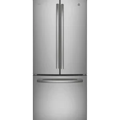 GE Profile 20,8 Cu Ft 30 In Refrigerator Stainless Steel Bottom Freezer, French door - PNE21NYRKFS