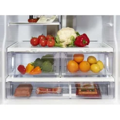 GE Profile 20,8 Cu Ft 30 In Refrigerator Stainless Steel Bottom Freezer, French door - PNE21NYRKFS