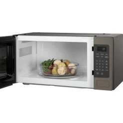 GE Profile 1.1 Cu Ft Microwave Slate 24" PEM10SLFC