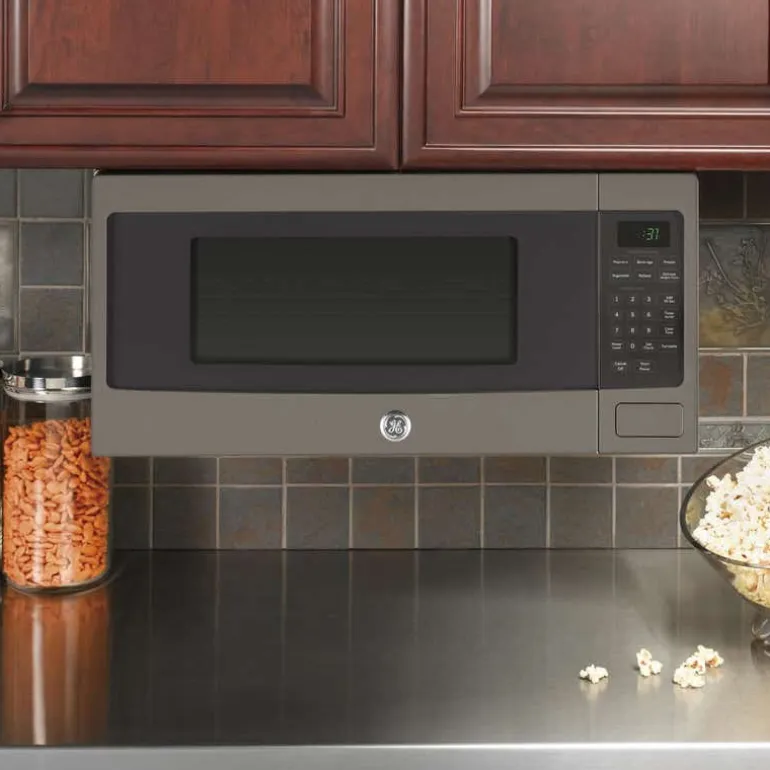 GE Profile 1.1 Cu Ft Microwave Slate 24" PEM10SLFC