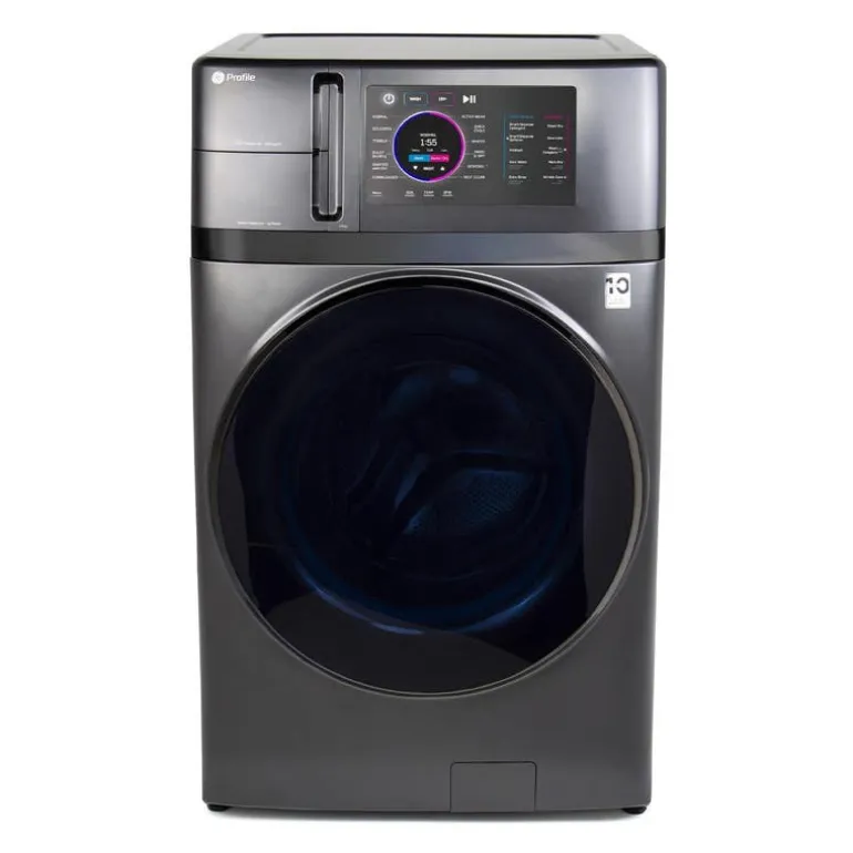 GE Profile 2 in 1 Dryer Washer, Carbon Graphite, 28", Front-Load - PFQ97HSPVDS
