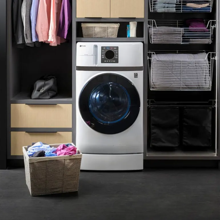 GE Profile 2 in 1 Dryer Washer, White, 28", Front-Load - PFQ83HSSWWW