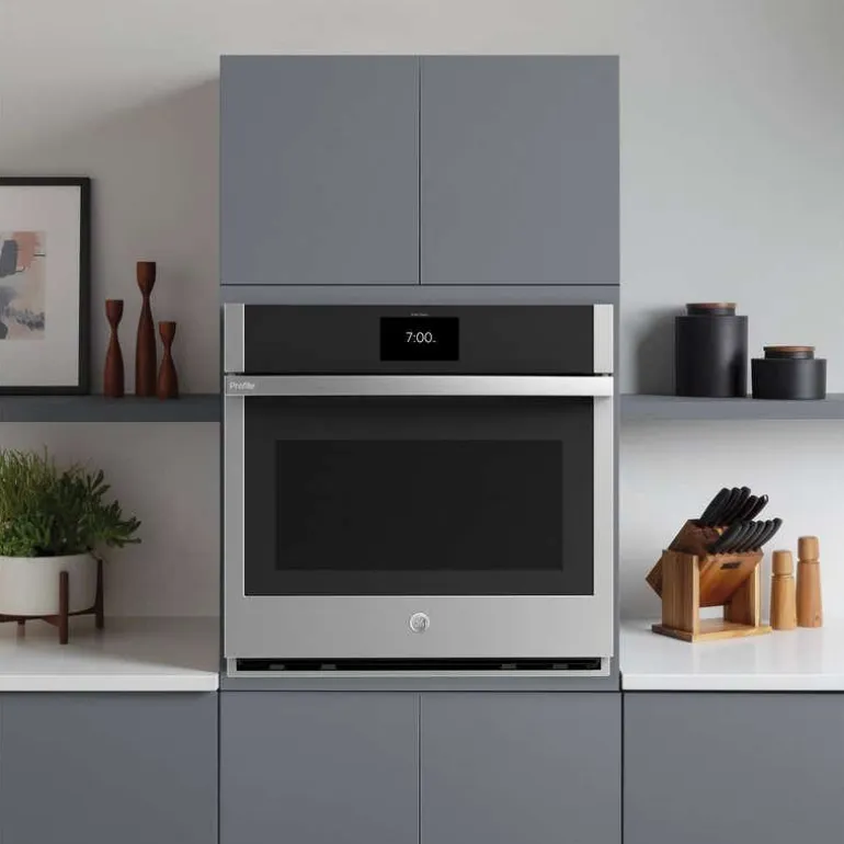 GE Profile 30 In Built-In Wall Oven Stainless Steel 30" Electric - PTS9000SNSS