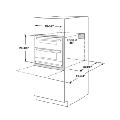 GE Profile Built-In Wall Oven Stainless Steel 30